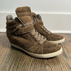 Kennel & Schmenger for Meindl brown suede wedge sneakers size UK 5.5 US 7.5/8